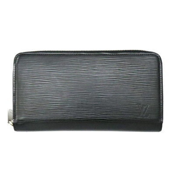 Louis Vuitton Zippy Wallet Epi Leather Noir Black Zip business - Picture 1 of 6